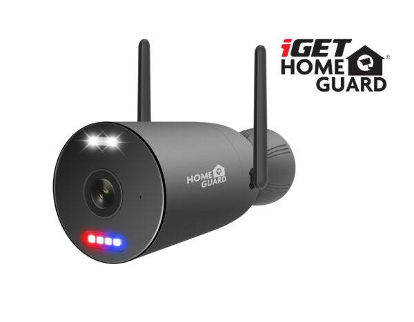 iGET HGNVK949CAM - WiFi 3K IP kamera, pro set iGET HGNVK109104, IP66, zvuk, IR + LED noční přísvit