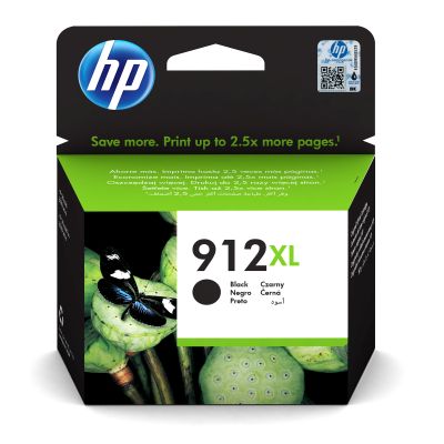 HP 912XL ink.  černá 3YL84AE