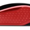 HP 200/Cestovní/Optická/1 000 DPI/Bezdrátová USB/Červená