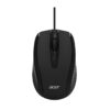 Acer wired USB optical mouse black bulk pack