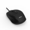Acer wired USB optical mouse black bulk pack