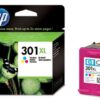 HP 301XL tříbarevná inkoustová kazeta, CH564EE