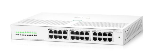 HPE-NW-IO_1430_24Gsw_R8R49A_ON_LF_2 Aruba IOn 1430 24G Sw