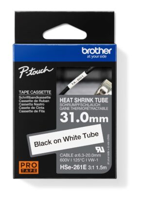 HSe-261E_Pack_s HSE-261E - černý tisk na bílé, šířka 31,0 mm