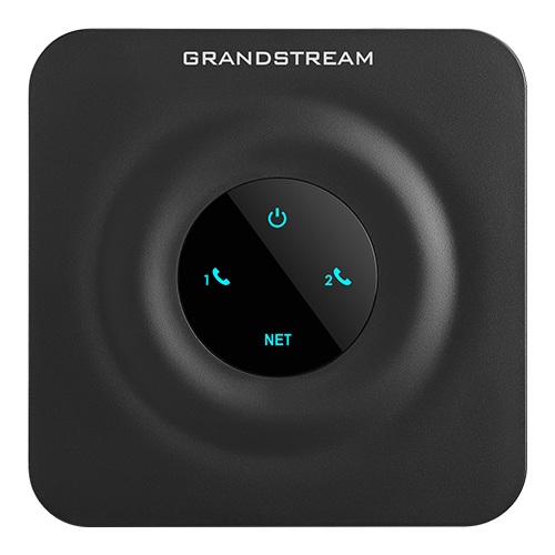 Grandstream HT802 V2 (ATA), 2x FXS, 2 SIP účty, 1x LAN, 3-cestná konf., auto-provisioning