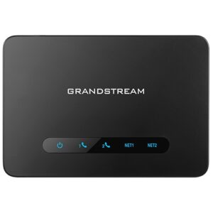 HT812-v2_1_s Grandstream HT812 (ATA), 2x FXS, 2 SIP účty, 1x Gbit LAN, NAT router, 3-cestná konf., auto-provisi.