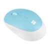 Natec optická myš HARRIER 2/1600 DPI/Kancelářská/Optická/1 600 DPI/Bezdrátová Bluetooth/Světle modrá