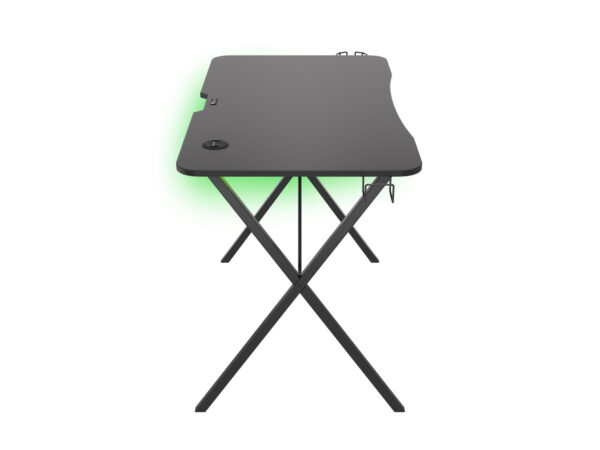 Genesis Holm 200 RGB - herní stůl s RGB podsvícením