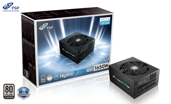 Hydro-PTM-PRO_-2L2-1650W-PCIe5.1-icons-logo_s FSP HYDRO PTM PRO 1650/1650W/ATX 3.1/80PLUS Platinum/Modular/Retail