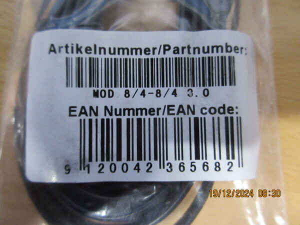 Propojovací kabel telefonní, 1x RJ-45 1x RJ-45, 3m