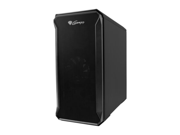 Počítačová skříň Genesis IRID 503 V2/Micro Tower/Transpar./Černá