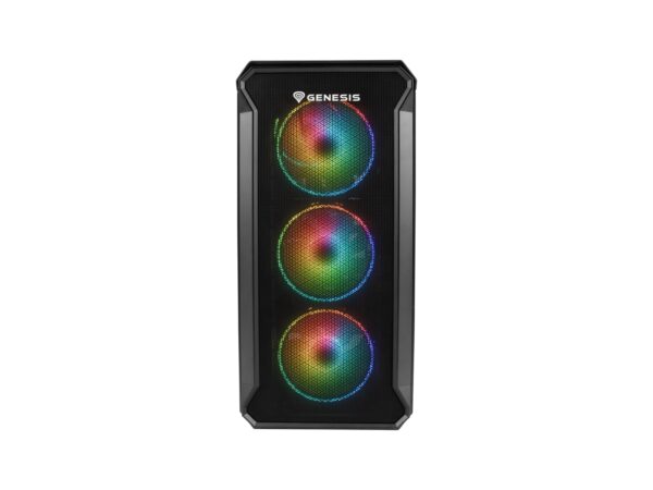 Počítačová skříň Genesis IRID 503 ARGB V2/Micro Tower/Transpar./Černá