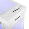 Počítačová skříň Genesis IRID 505 ARGB V2/Midi Tower/Transpar./Bílá