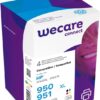 WECARE ARMOR ink sada kompatibilní s HP C2P43AE, CMYK/HC