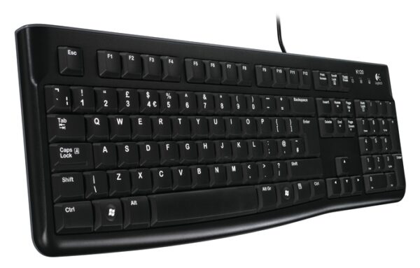K120_FOB_EU_mr-1 Logitech K120/Drátová USB/CZ-SK layout/Černá