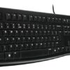 Logitech K120/Drátová USB/CZ-SK layout/Černá