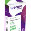 WECARE ARMOR ink kompatibilní s EPSON C13T07124012,modrá/cyan pigm.