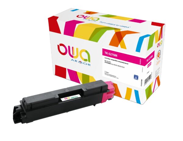 OWA Armor toner kompatibilní s Kyocera TK-5270M, 6000st, červená/magenta