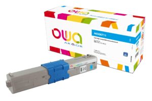 OWA Armor toner kompatibilní s OKI 46508711, 3000st, modrá/cyan