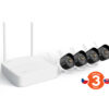 Tenda K4W-3TC - bezdrátový Wi-Fi kamerový set 2K (3MP), NVR + 4x IP kamera s LED, CZ aplikace