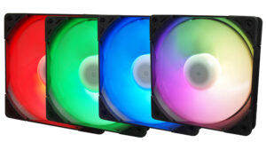Web SCYTHE KF1225FD12AR-P Kaze Flex 120 mm ARGB PWM Fan, 300-1200RPM