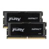 Kingston FURY Impact/SO-DIMM DDR5/32GB/6000MHz/CL38/2x16GB/Black