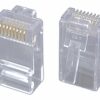 Konektor RJ45 CAT5E UTP 8p8c pro licnu 100ks bal.