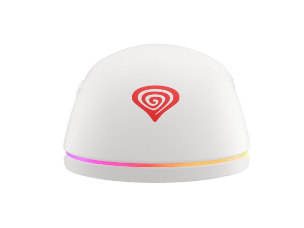 Krypton_750_white_v7b Genesis herní optická myš KRYPTON 750/RGB/8000 DPI/Herní/Optická/8 000 DPI/Drátová USB/Bílá