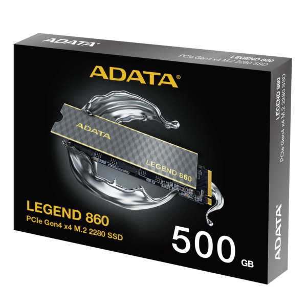 ADATA LEGEND 860/500GB/SSD/M.2 NVMe/Černá/Heatsink/5R