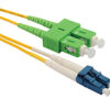 LCupc-SCAPC_s Patch kabel 9/125 LCupc/SCAPC SM OS1 1m duplex