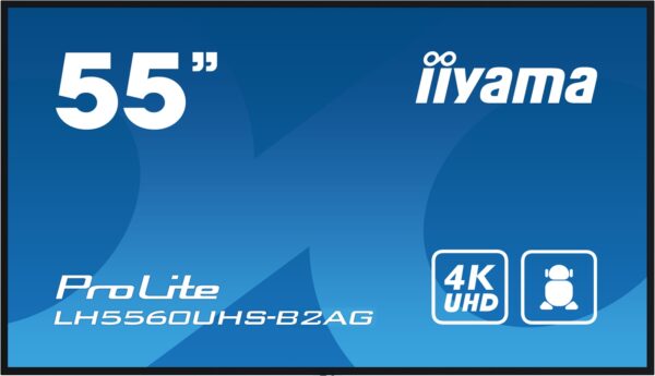 LH5560UHS-B2AG(xx) 55" iiyama LH5560UHS-B2AG: VA,4K UHD,Andr.11,24/7