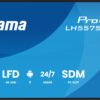 LH5575UHS-B2AG-1-1 55" iiyama LH5575UHS-B2AG:IPS,4K UHD,Android,24/7