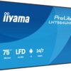 LH7564UHS-B1AG-12- 75" iiyama LH7564UHS-B1AG:VA, 4K UHD,Android,24/7