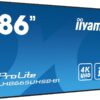 86" iiyama LH8665UHSB-B1:IPS,4K UHD,Android,24/7