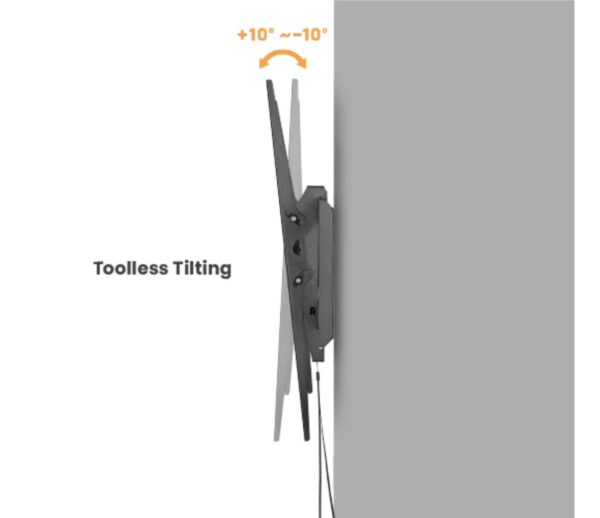 LP73-69T Držák Brateck LP73-69T pro TV 60"-120" 120kg polohovatelný nástěnný Heavy Duty