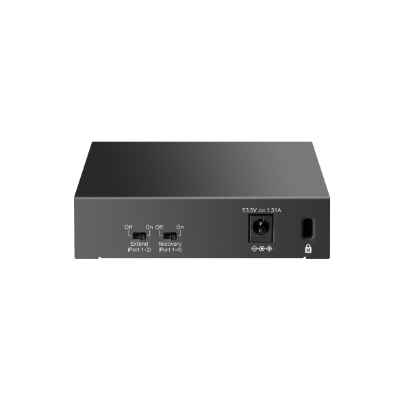 LS105GP_back TP-Link LS105GP 5xGb (4xGb POE+) Desktop switch