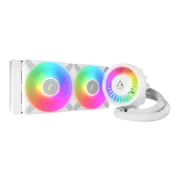 Liquid_Freezer_III_240_ARGB_White_Rainbow_G01_s-1 ARCTIC Liquid Freezer III - 240 A-RGB (White) : All-in-One CPU Water Cooler with 240mm radiator and