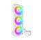 ARCTIC Liquid Freezer III - 420 A-RGB (White) : All-in-One CPU Water Cooler with 420mm radiator and