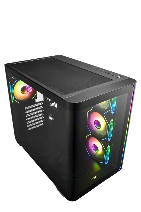 M580_B-6- FSP M580-BA/Midi Tower/Transpar./Černá