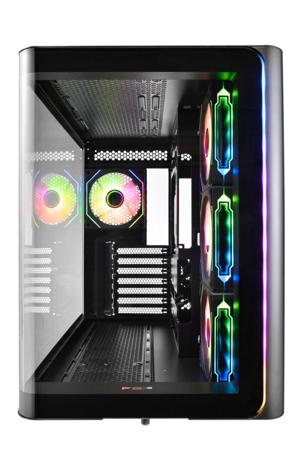 M580_B-7- FSP M580-BA/Midi Tower/Transpar./Černá