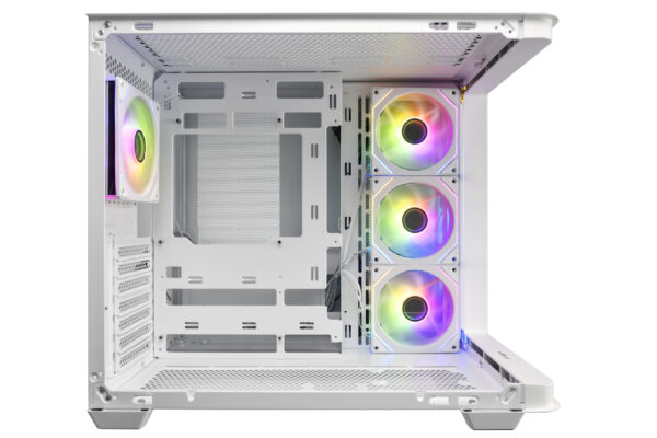 FSP M580-WP/Midi Tower/Transpar./Bílá