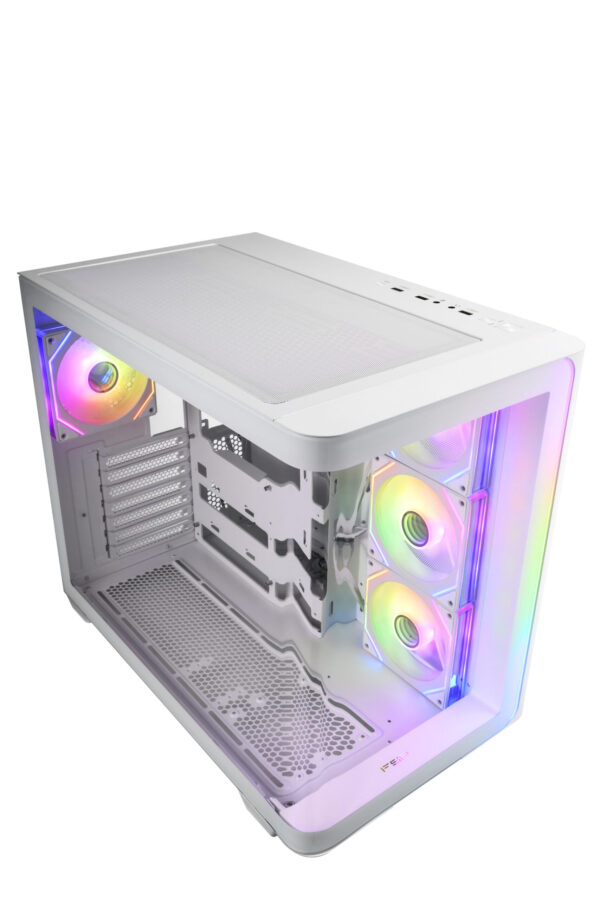 FSP M580-WP/Midi Tower/Transpar./Bílá