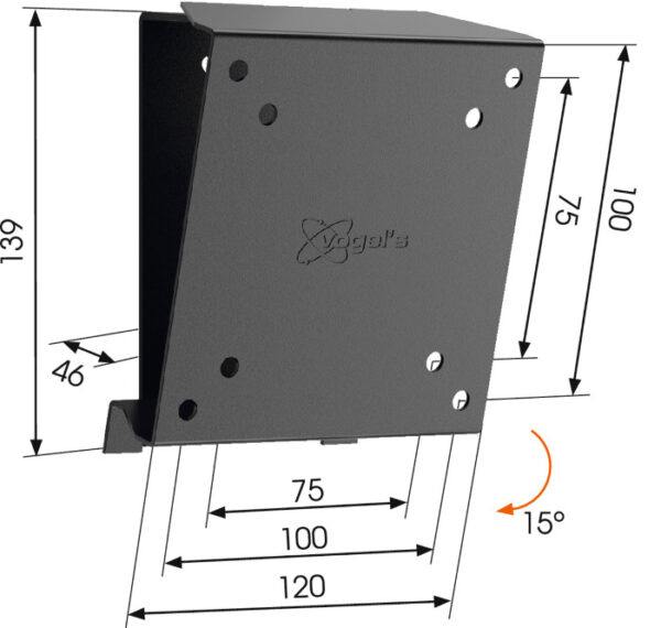 MA1010 LCD držák na stěnu Vogel´s, 17-26", náklon