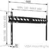 MA4000 Fixní držák Vogel's pro TV 40-80"