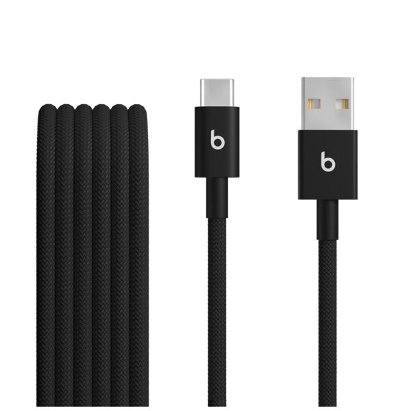 MDGG4_s Beats USB-A / USB-C Woven Cable (1.5m)- Bolt Black