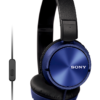 SONY sluchátka MDR-ZX310AP, handsfree, modré