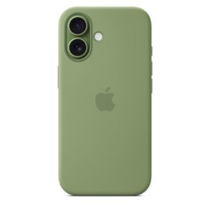 MGEX4ZM_s-1 iPhone 17 Silicone Case with MagSafe - Light Moss