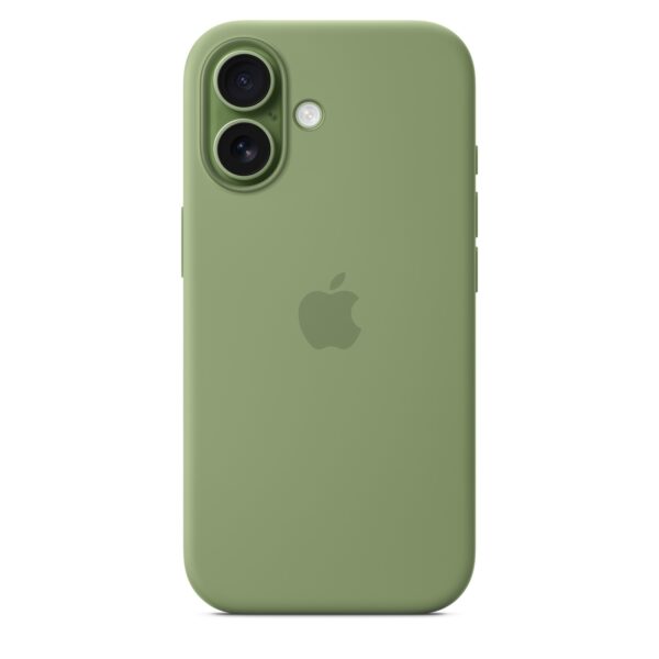 MGEX4ZM_s-1 iPhone 17 Silicone Case with MagSafe - Light Moss