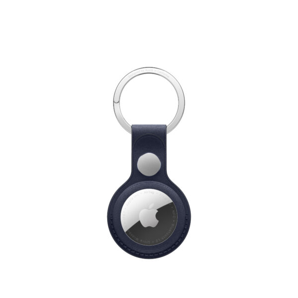 AirTag FineWoven Key Ring - Navy