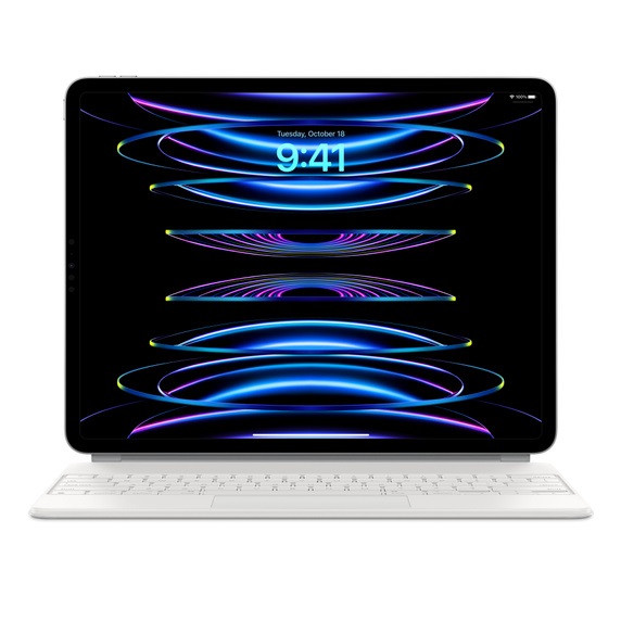 Magic Keyboard for 13" iPad Air (M2) -UA-White